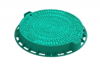 Люк садовый пластиковый зеленый «Лого» 35188-82Л